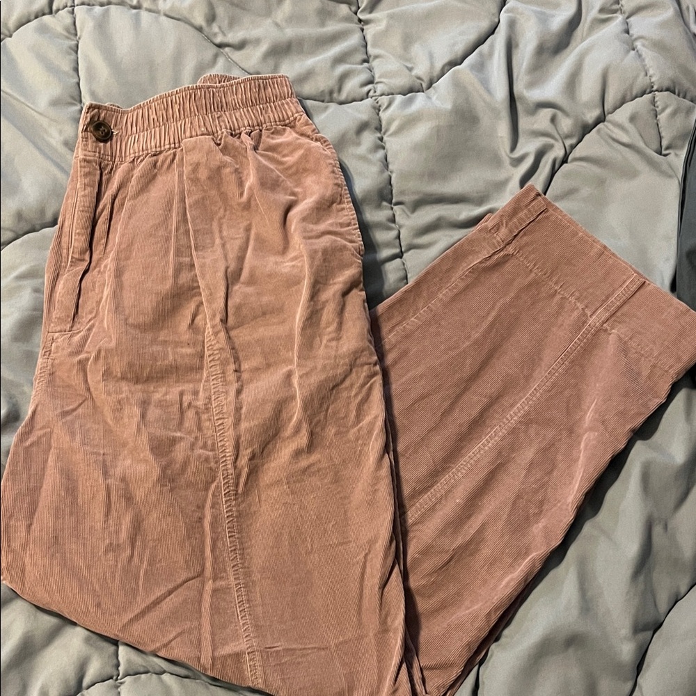 Madewell Mauve Cordouroy Pants Medium womens